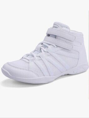 High Top White Cheerleading Shoes Lightweight